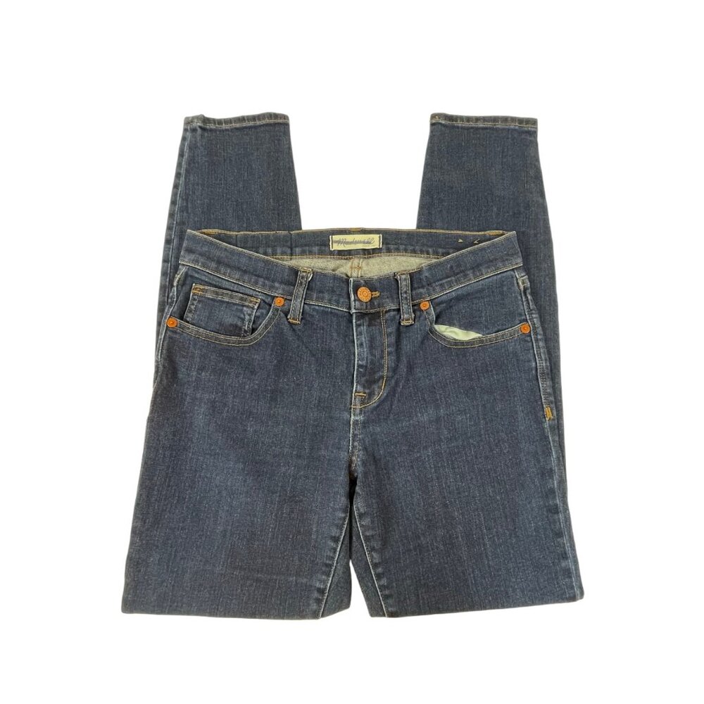 Madewell Skinny Skinny‎ Denim Jeans Sz 28 Womens Stretchy Blue Tapered